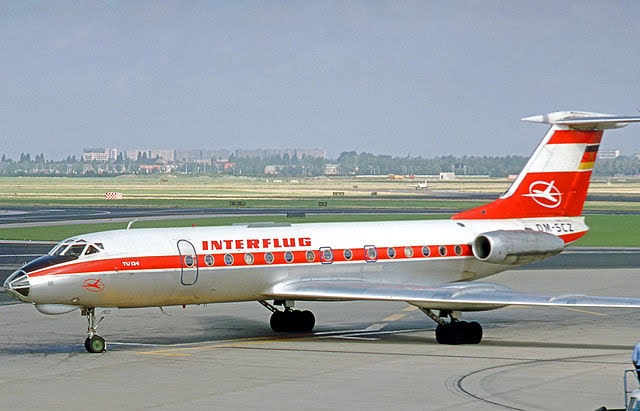 Tupolev Tu 134 DM SCZ Interflug AMS