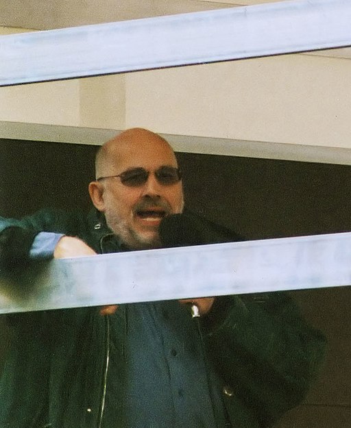 512px Horst Mahler demonstration in Leipzig 2001